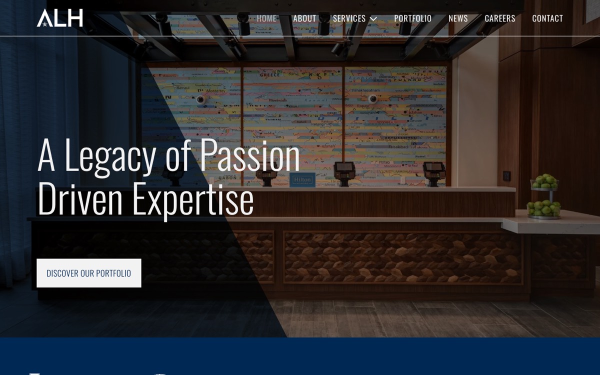 American Liberty Hospitality homepage